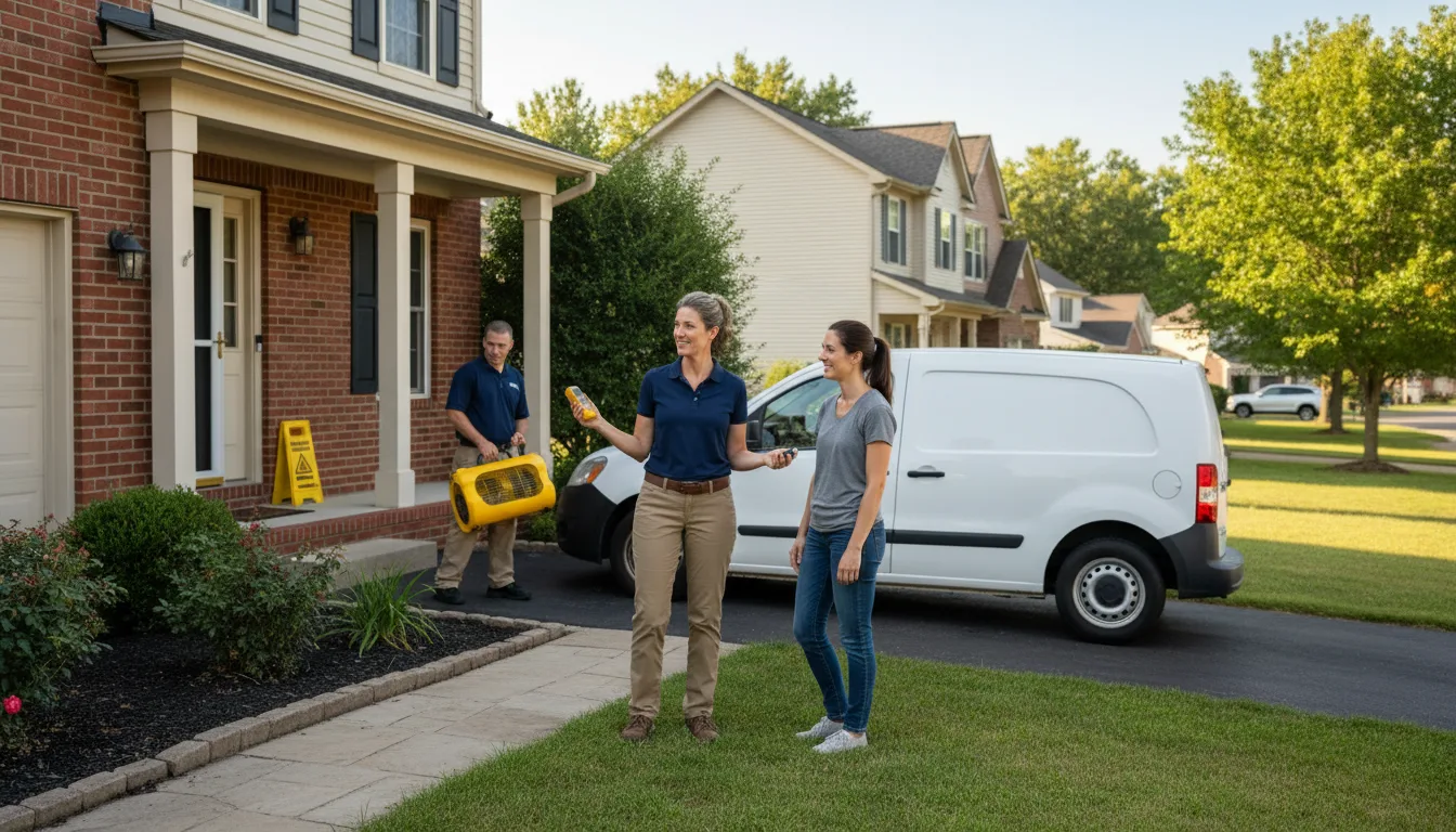 Water restoration image for Dehumidification And Cleanup Services in Fairburn, GA